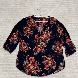 Torrid Floral Blouse